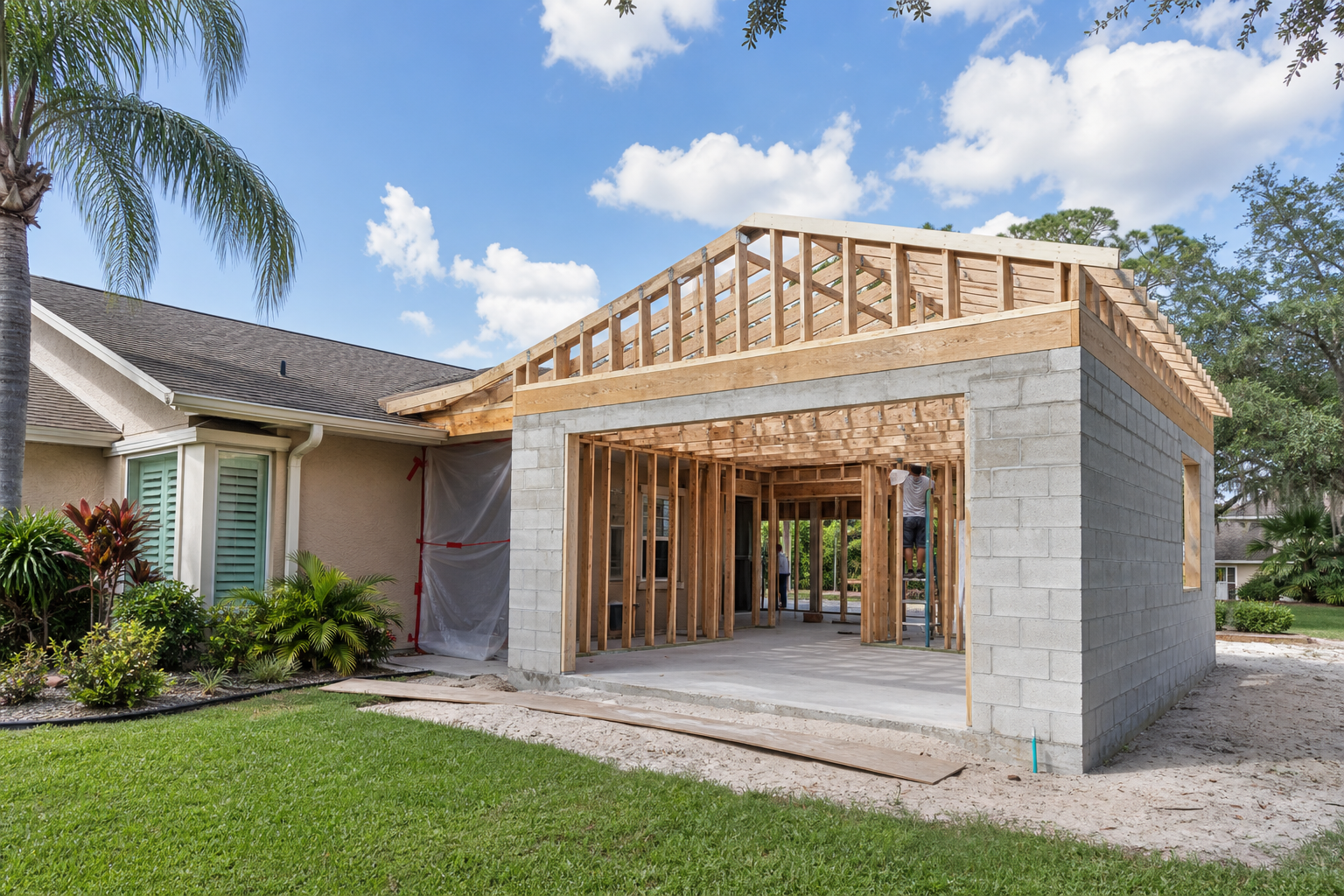 Residential addition project